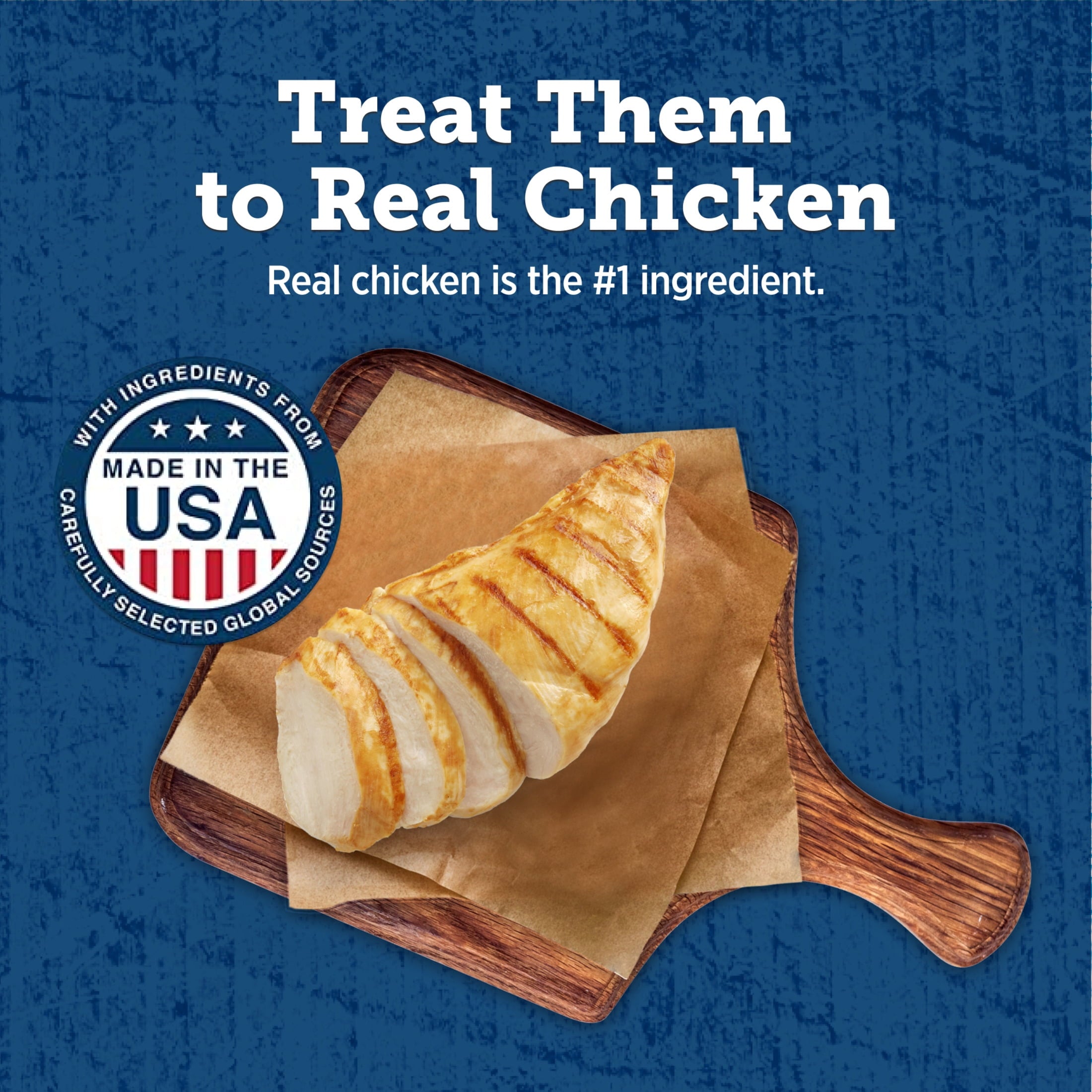Blue Buffalo True Chews Premium Jerky Cuts Natural Dog Treats, Chicken 4oz bag