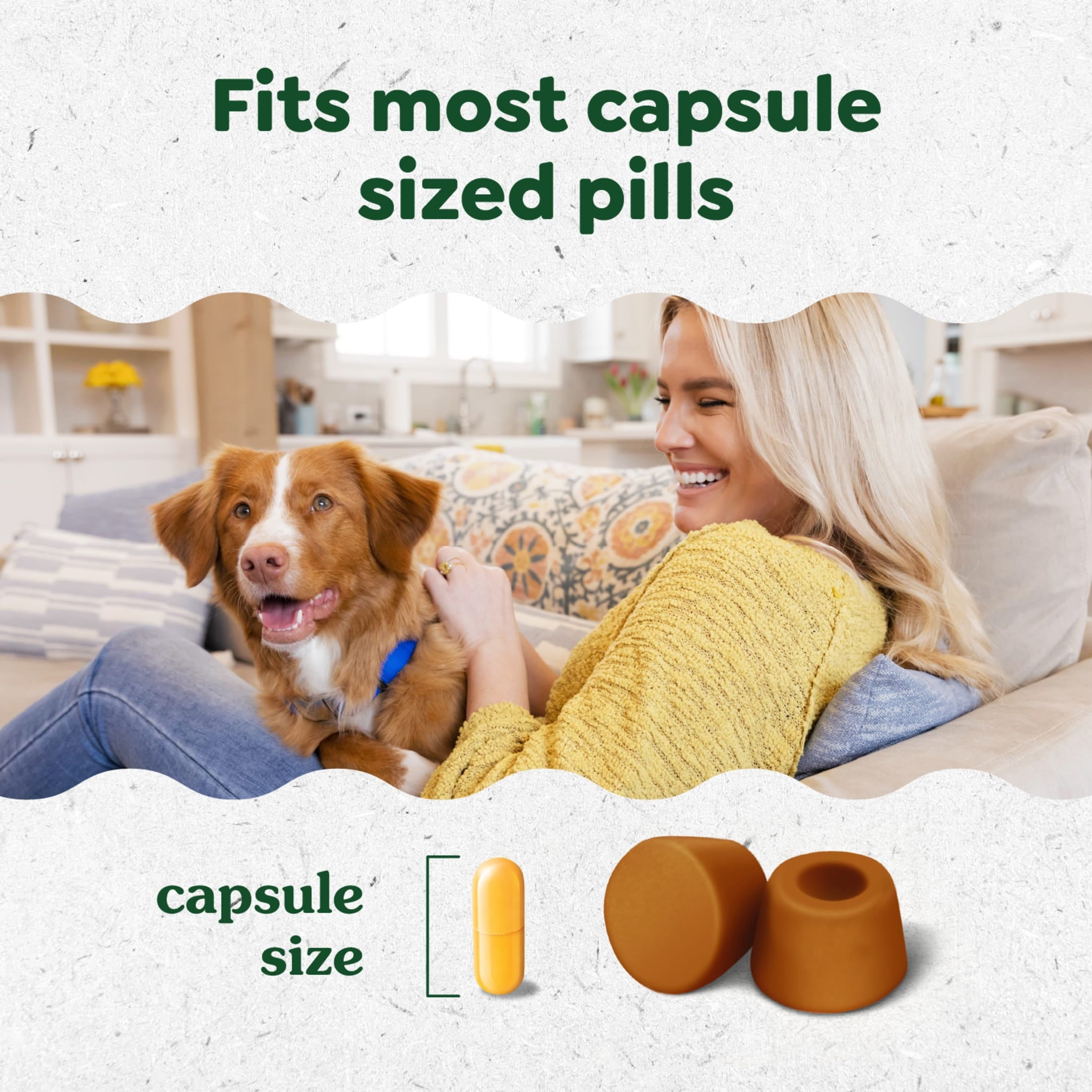 Greenies Pill Pockets For Dogs Chicken Flavor Large, Capsule Size Soft Dog Treats, 7.9 Oz, (30 Pk)